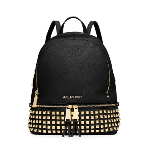 michael kors backpack purse diamond studs|Michael Kors over shoulder bag.